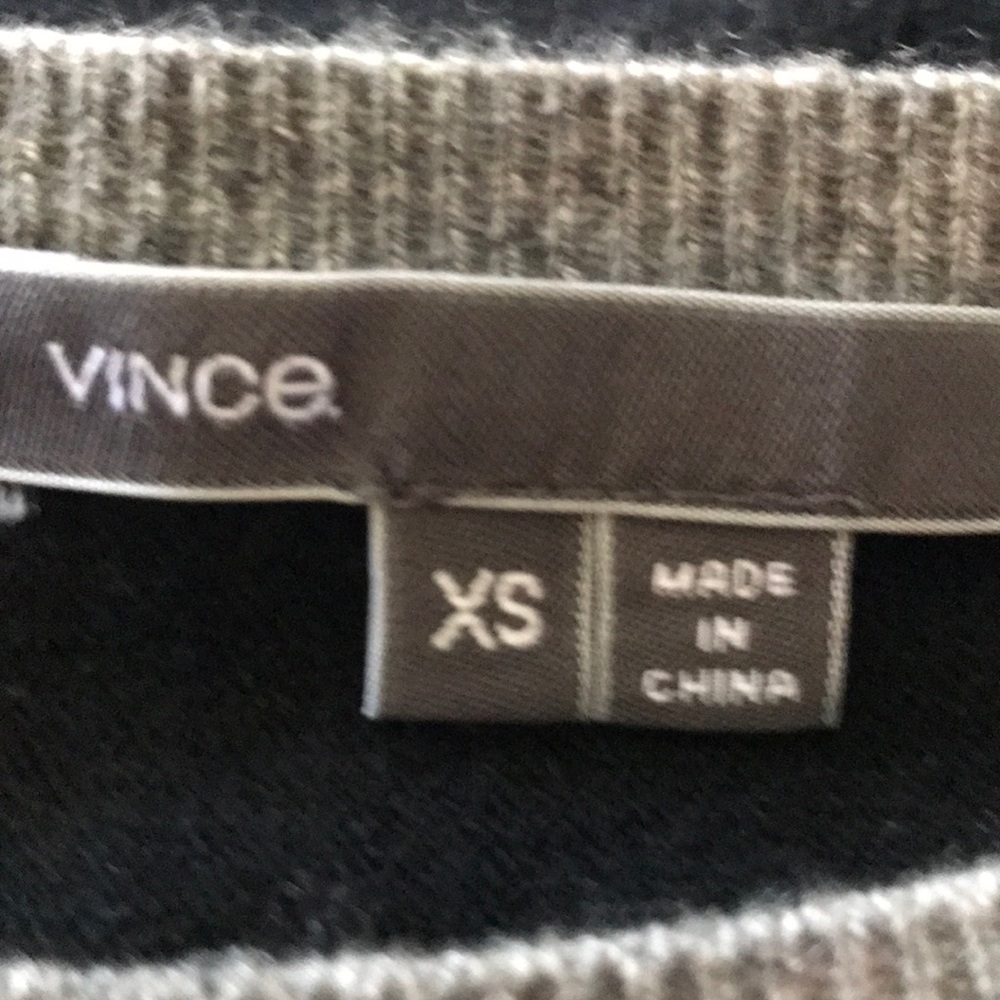 Cashmere doble color black and grey